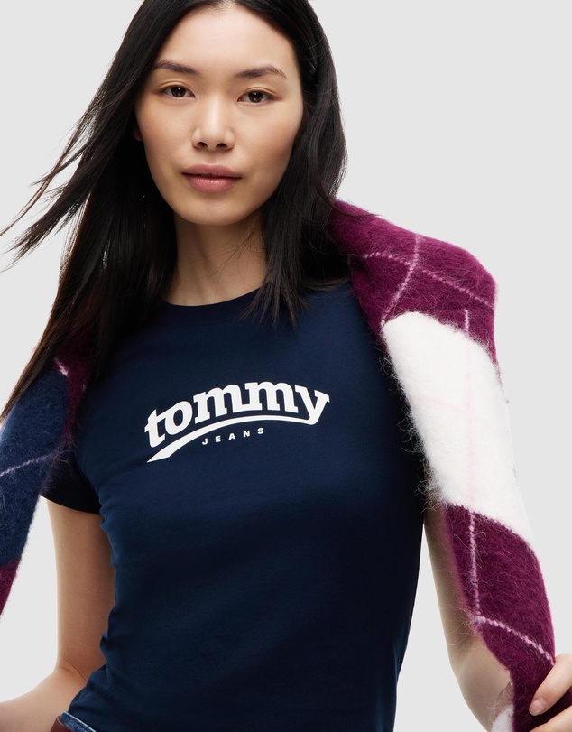 Tommy Jeans - Slim Ess Logo 1 Shortsleeve Tee