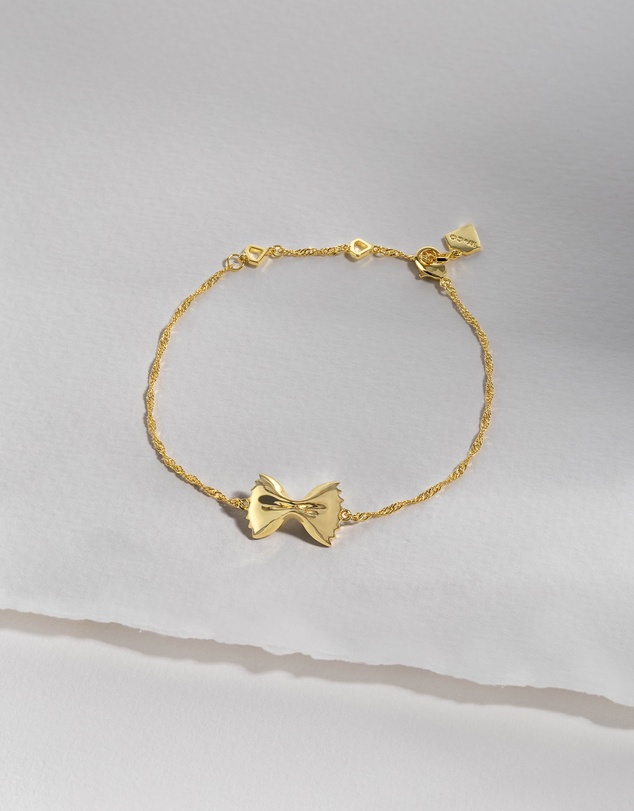 Wanderlust + Co - Bow Tie Pasta Bracelet