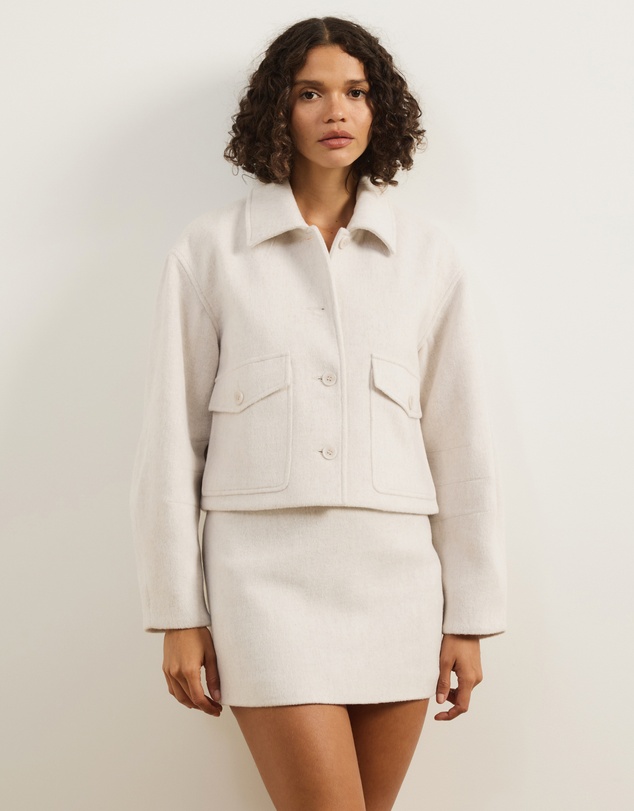 Atmos&Here - Miranda Wool Blend Short Coat