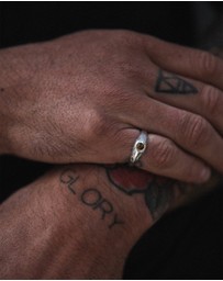 Haze & Glory - ICONIC EXCLUSIVE - Ring Men Signet Ring Cast Away Tiger Eye in 925 Sterling Silver
