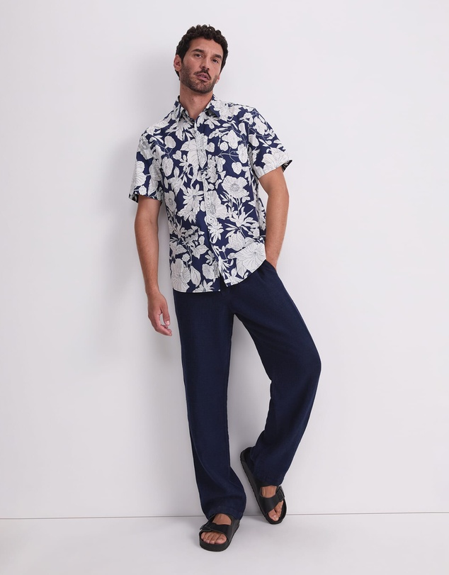 Sportscraft - Caffery Yarn Dyed Linen Pant