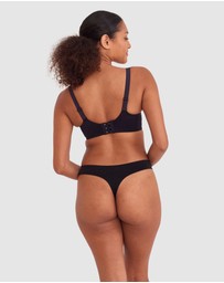 Bras N Things - Sapphire Smooth Full Coverage Bra - Black