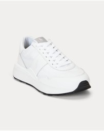 Polo Ralph Lauren - Train 89 Leather & Oxford Sneakers - Women's