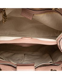 Pre-Loved by Azura Reborn - Pre-Loved Small Calfskin Bamboo Shopper Satchel