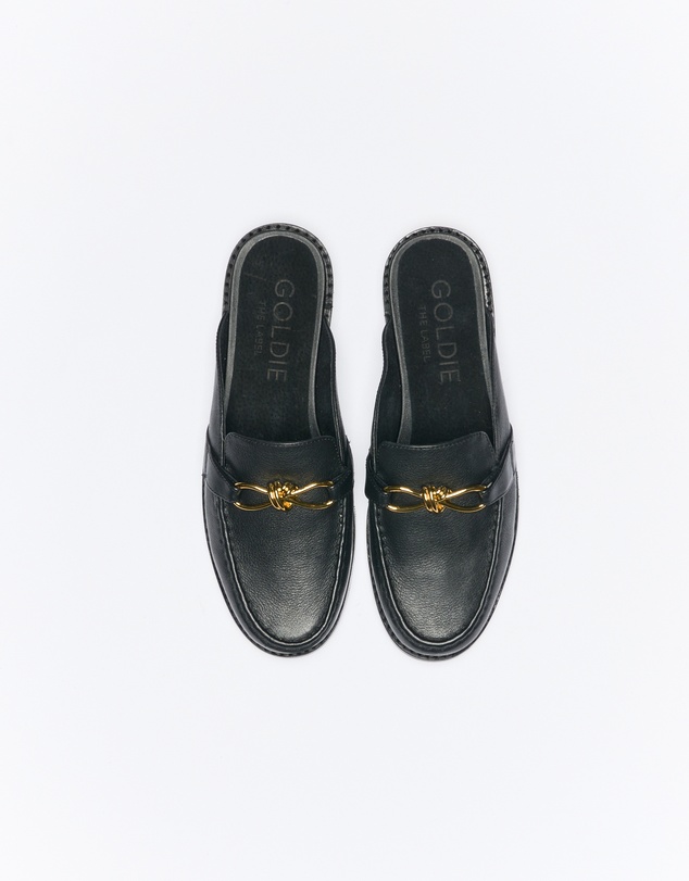 Goldie The Label - Honey Leather Mule