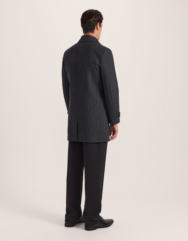 SABA - Corey Herringbone Wool Coat