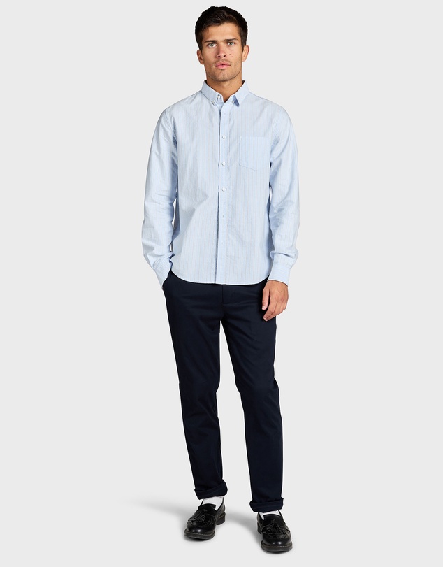 Academy Brand - Dillon Stripe Oxford Shirt