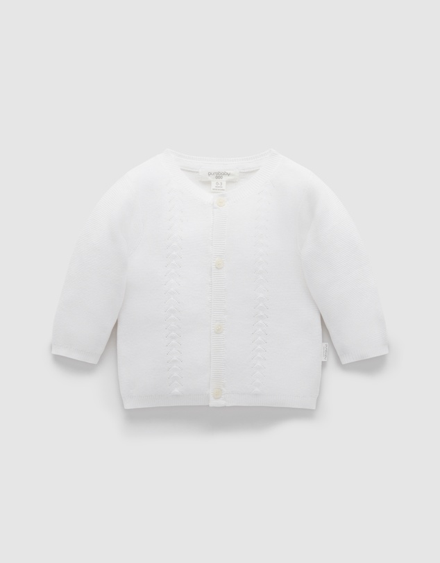 Purebaby - Essential Layette Cardigan - Babies