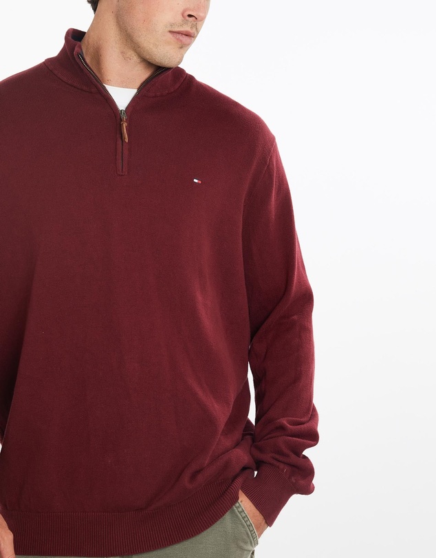 Vintage by The Real Deal - Pre Loved - Vintage Tommy Hilfiger Quarter Zip Knit Sweater