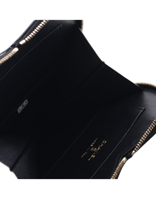 Pre-Loved by Azura Reborn - Pre-Loved Quilted Patent Duo Heart Clutch with Chain
