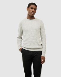 Politix - Elvin Geo Textured Crew Knit