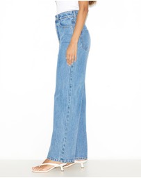 Dazie - London High Waisted Wide Leg Jeans