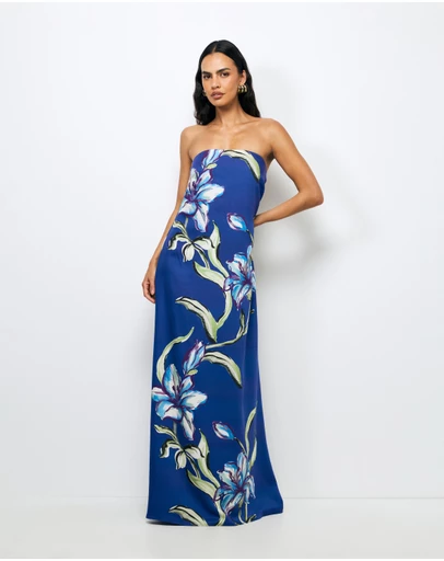 AERE - Allona Strapless Maxi Dress