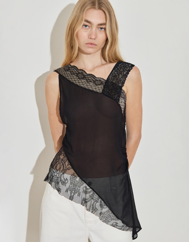 Maison Essentiele - Deconstructed Lace Top