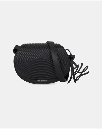 Karl Lagerfeld - K/Wellen Saddle Crossbody Bag