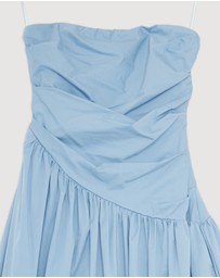 Revibe - Repaired AERE Kiera Strapless Midi Dress - AU 10
