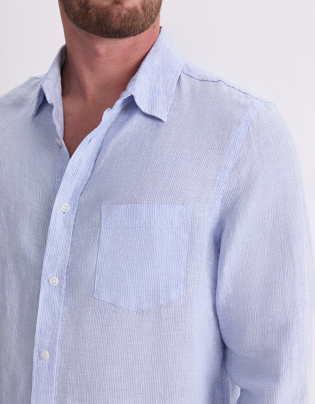Sportscraft - Vinnie Long Sleeve Linen Shirt