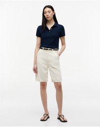 Tommy Hilfiger - Slim Fit Gold-Tone Button Polo Shirt
