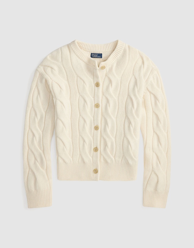 Polo Ralph Lauren - Cable-Knit Wool-Cashmere Cardigan - ICONIC EXCLUSIVE
