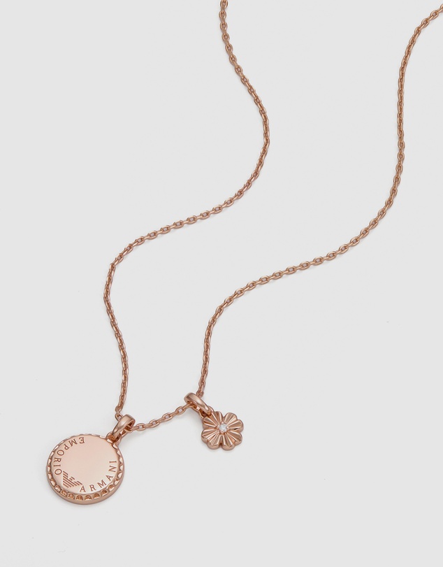 Emporio Armani - Emporio Armani Rose Gold Tone Necklace