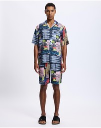 Scotch & Soda - Fave Printed Tencel Regular Fit Bermuda Shorts