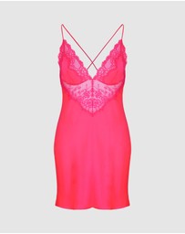 Hunkemoller - Satin Lace Gabrielle Slip Dress