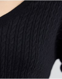 Oxford - Drew Cable V-Neck Knit