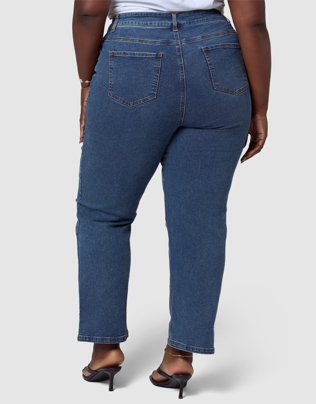 Indigo Tonic - Lia Crop Straight Leg Jean