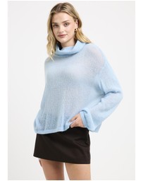 Subtitled - Palma Crotchet Cropped Sweater