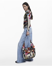 Desigual - Collage print bag designed by Mr Christian Lacroix