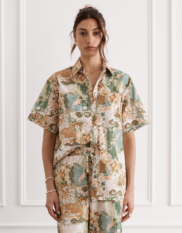 Heaven Australia - Mosaic Bianca Cuban Shirt