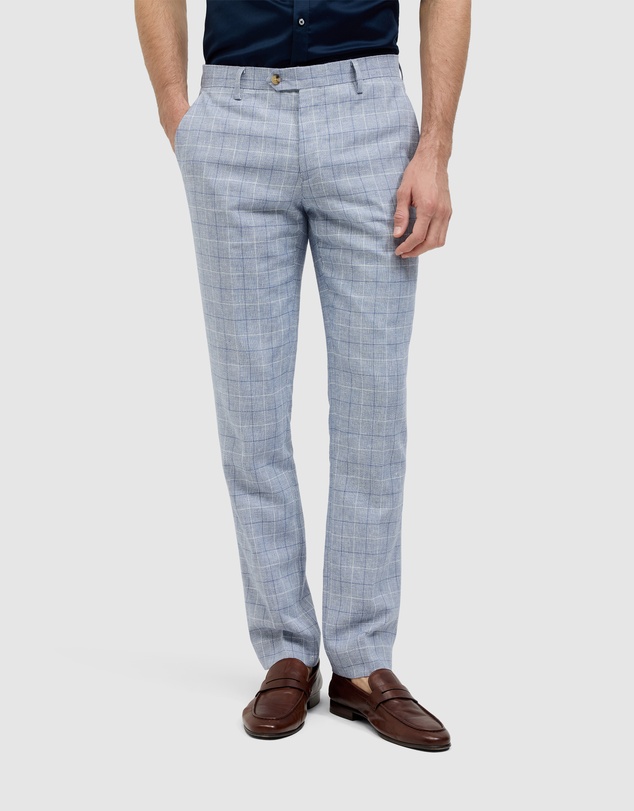 Politix - Windowpane Check Tailored Pant