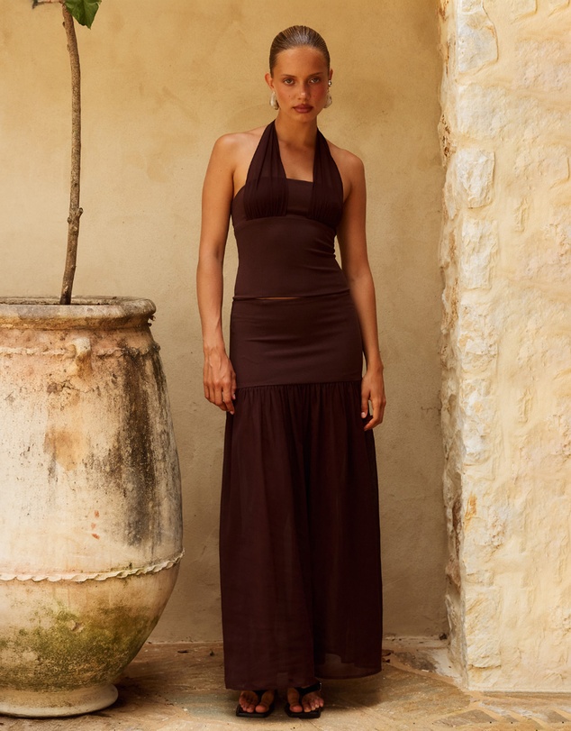 Runaway the Label - Nyra Low Waisted Maxi Skirt
