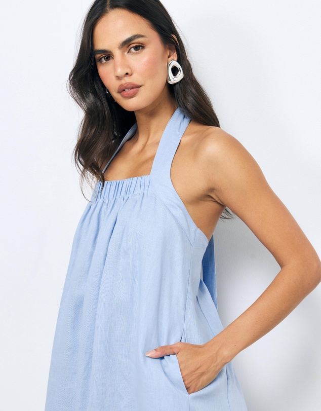 AERE - Dovie Linen Maxi Dress