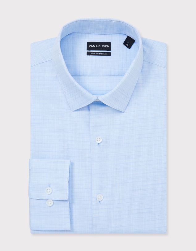 Van Heusen - Solid Colour Textured Shirt