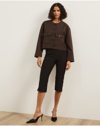 Atmos&Here - Sorelle Cropped Tailored Jacket