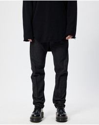 Surrounded By Ghosts - Acanthite Denim Drawstring Pants