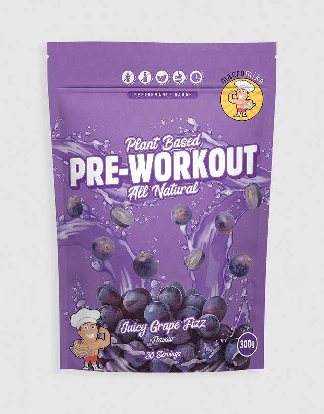 Macro Mike - Juicy Grape Fizz Pre Workout - 300g