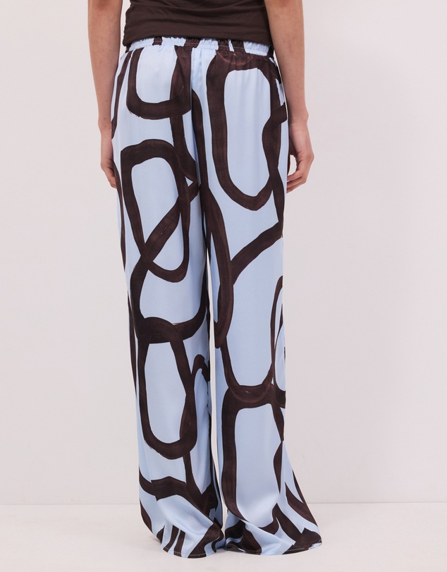 Calli - Chloe Abstract Print Drawcord Pants