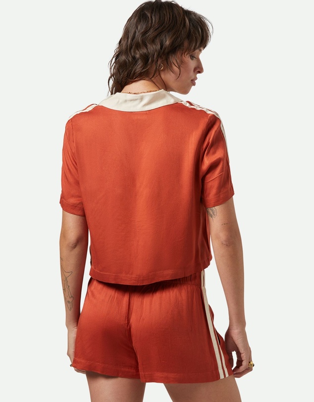 Brixton - Silky Short Sleeve Bowling Button Down