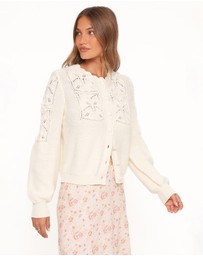 Petal & Pup - Jenner Button Front Cardigan - Butter Yellow