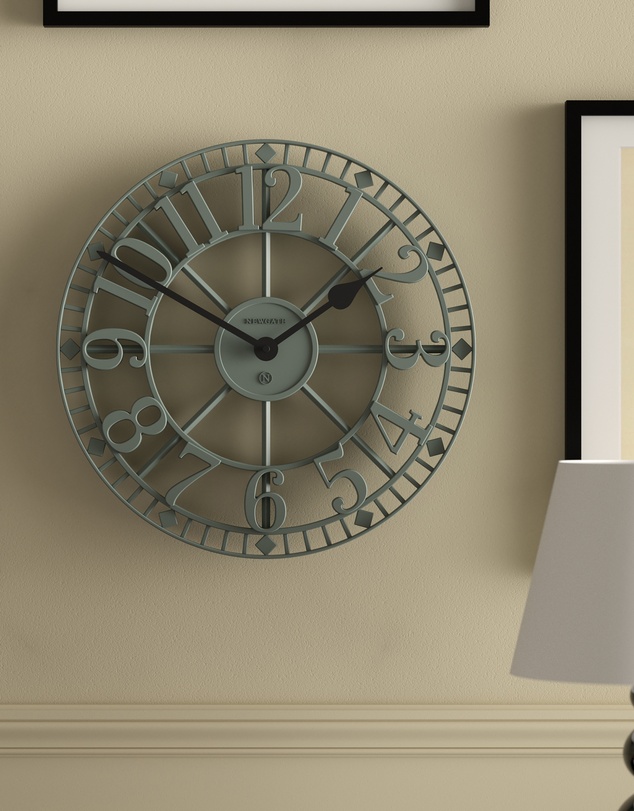 Newgate - Newgate Warehouse Wall Clock-Asparagus Green