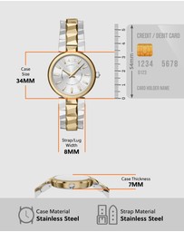 Armani Exchange - Two Tone Analogue Watch