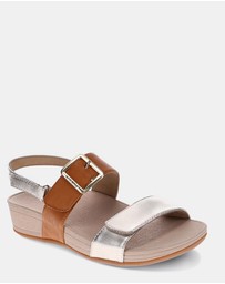 Mia Vita - Florini Platform Sandal - Champagne/Tan