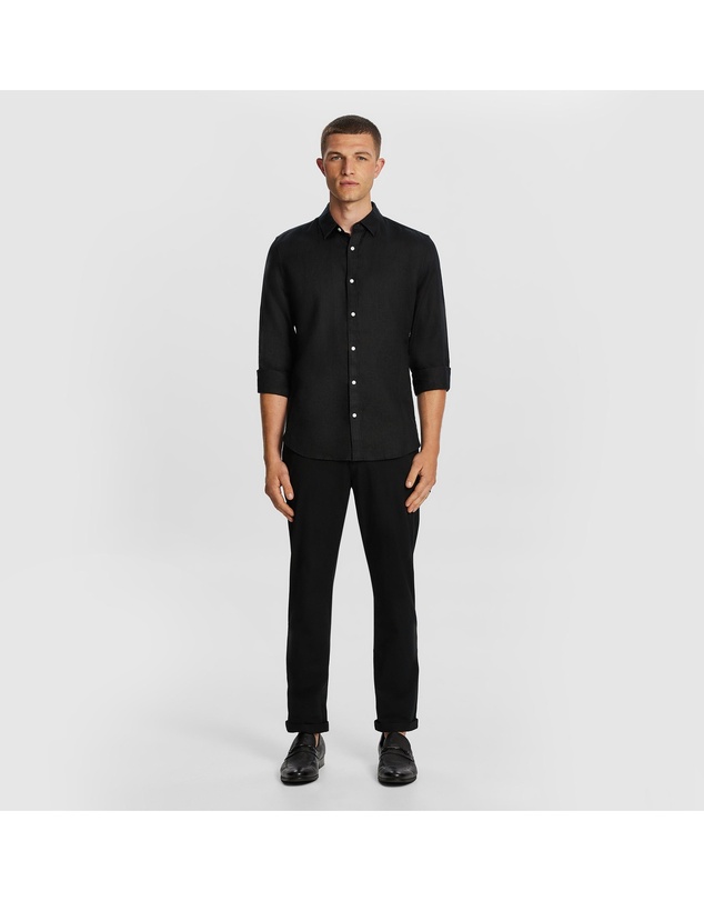 yd. - West Hampton Pure Linen Shirt