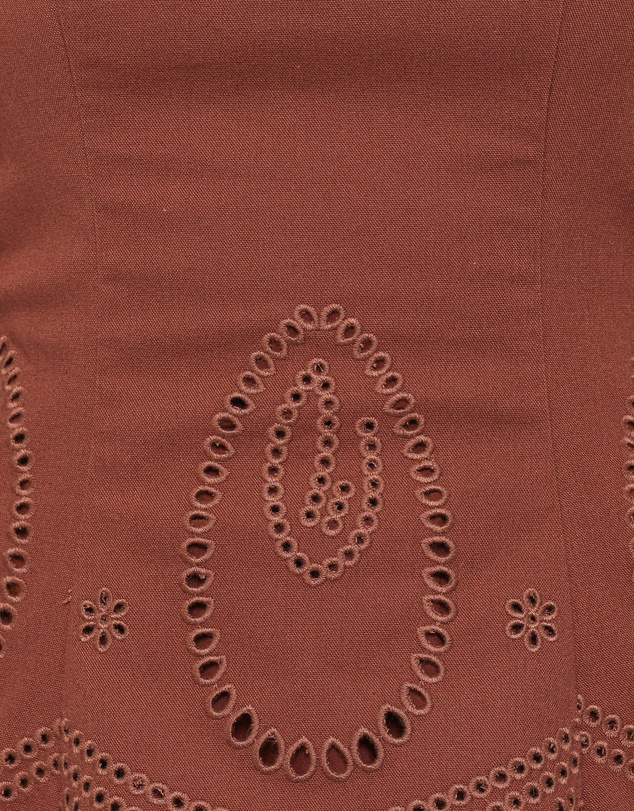 Petal & Pup - Benton Eyelet Strapless Top - Brown