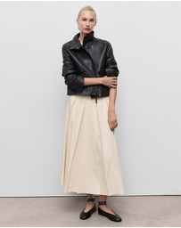 M.N.G - Pleated Midi-Skirt