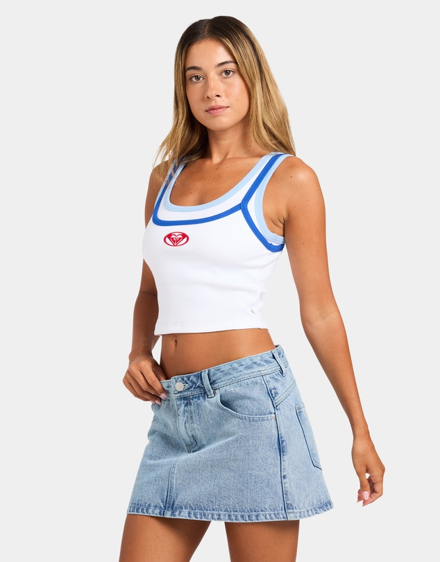 Roxy - Womens Backslider Bleach Denim Skirt