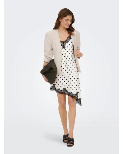 ONLY - Bella Satin Lace Midi Dress
