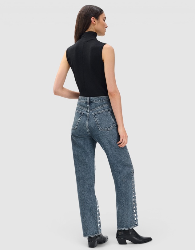 rag & bone - Shea Full Relaxed Straight Jeans